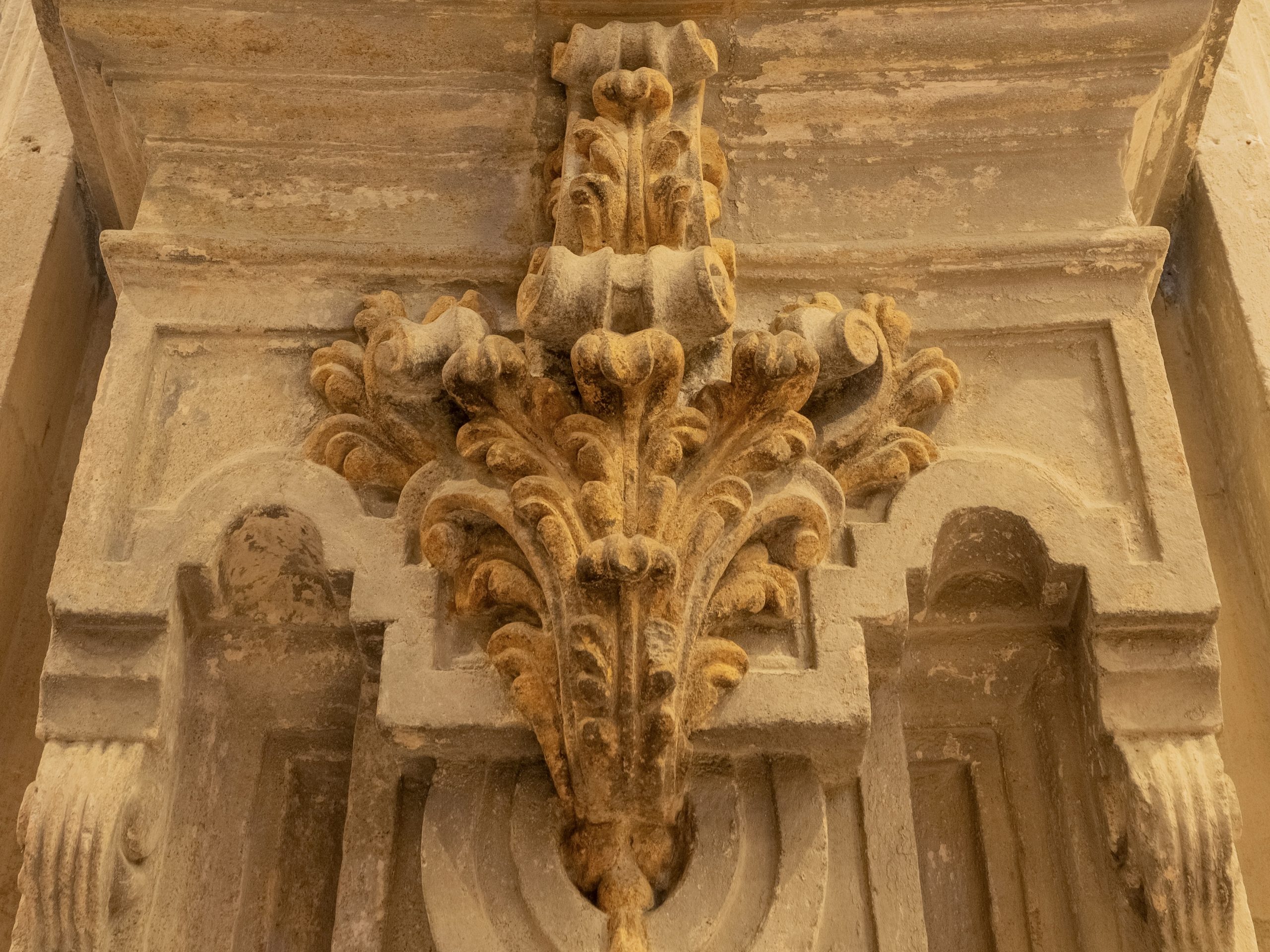 Detalle de la capilla de la Virgen