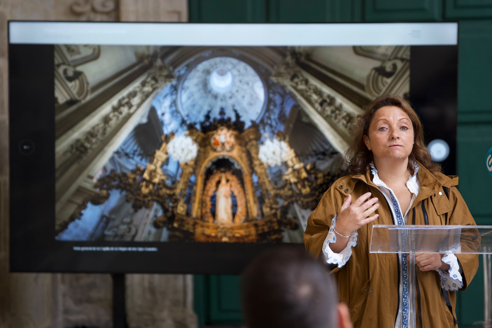Presentación del proyecto de restauración de la Virgen de los Ojos Grandes